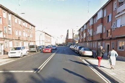 Calle Villabáñez donde detuvieron a la ladrona.