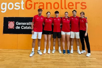 Equipo de la UVa en Granollers.