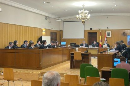 La Audiencia de Valladolid donde continúa el juicio por el denominado 'caso ataúdes'.