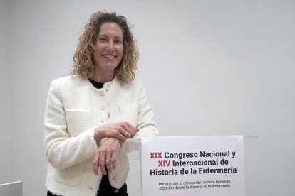 María López Vallecillo, presidenta del XIX Congreso Nacional y XIV Internacional de Historia de la Enfermería