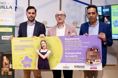 Presentación de campañas de la Diputación de Valladolid y FECOSVA para impulsar el comercio local