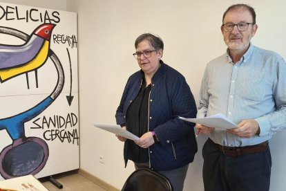 Yolanda Matía y Antonio Verdugo, portavoces de las redes Pajarillos y Delicias.
