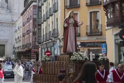 Imagen de la procesión de la Virgen de la Alegría