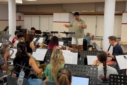 Imagen de una de las clases de la Escuela Municipal de Música