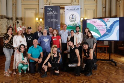 Presentación del festival LASAMOA en Valladolid.