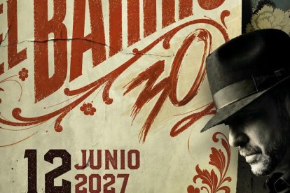 Concierto de El Barrio anunciado para el 12 de junio de 2027 en Valladolid.