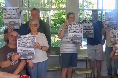 Asamblea vecinal para formar una plataforma contra la planta Biogás Granja Conchita.
