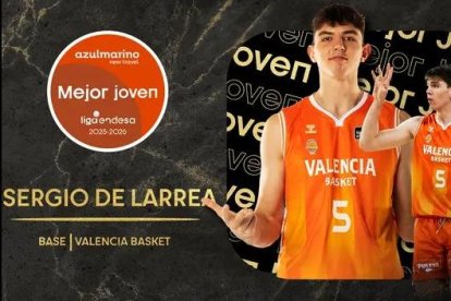 Sergio de Larrea. mejor jugador joven de la Liga Endesa 2025-2026.