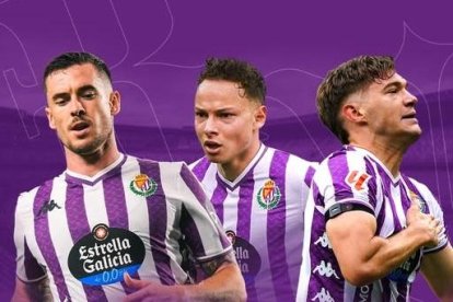Fotomontaje de los tres jugadores renovados.