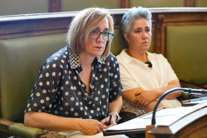 Rocío Anguita y Cristina Colino, concejalas de Valladolid Toma la Palabra.