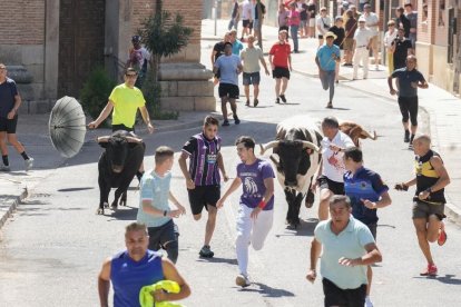 Tercer encierro de las fiestas de La Seca