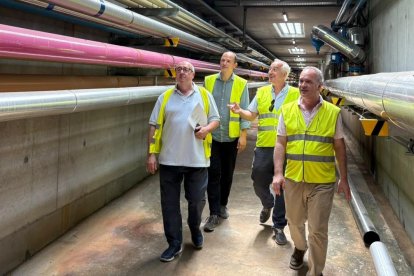 El concejal de Medio Ambiente, Alejandro García Pellitero, visita la Estación Depuradora de Aguas Residuales (EDAR)