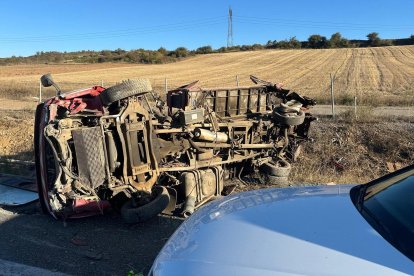 Accidente en la A-67 dirección Santander