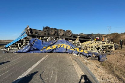 Accidente en la A-67 dirección Santander