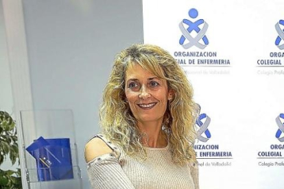 La presidencia del Colegio de Enfermería de Valladolid, Silvia Sáez.- EM