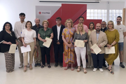 Toma de posesión de los presidentes comarcales de Cruz Roja en Valladolid. -ICAL