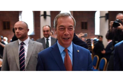 El líder del UKIP, Nigel Farage.-AFP / BEN STANSALL