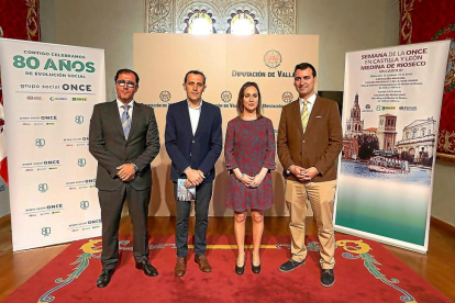 Ismael Pérez, Conrado Íscar, Arancha Casado y David Esteban ayer, en la presentación del programa.-EL MUNDO