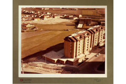 Vista aérea del barrio Belén en 1983.- ARCHIVO MUNICIPAL DE VALLADOLID