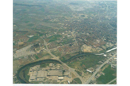 Panorámica de Valladolid con el barrio Belén en la parte superior en 1989.- ARCHIVO MUNICIPAL DE VALLADOLID