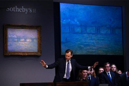La casa Sotheby’s subasta obras de arte impresionista y moderno.-AFP
