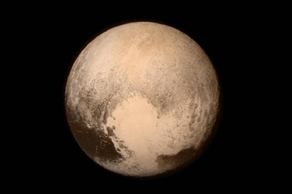 Una de las nuevas imágenes de Plutón que ha publicado la NASA.-Foto: @NASA