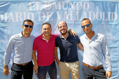 Luis Mellado, Jairo González, Fernando Pinedo y Gonzalo Ortiz (Santalucía)