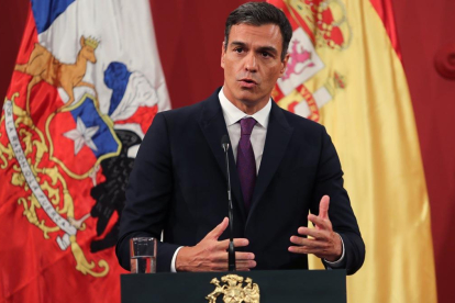 Pedro Sánchez afirma que la defensa de Llarena es una cuestión de Estado.-IVAN ALVARADO / REUTERS