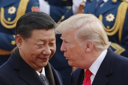 El Gobierno chino publicó un informe sobre las tensiones comerciales con Estados Unidos.-ANDY WONG (AP)