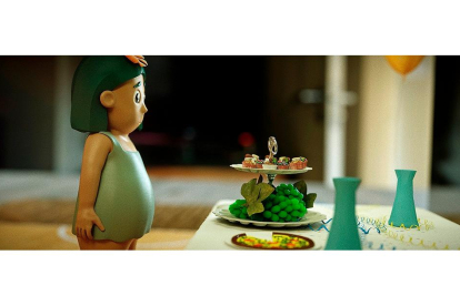 Un fotograma de ‘Reflejo’, con su protagonista, la pequeña Clara, que sufrirá un trastorno alimenticio.   THE CATHEDRAL MEDIA PRODUCTIONS