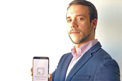 Juan Hernández, creador de la plataforma digital Expertrip. EL MUNDO