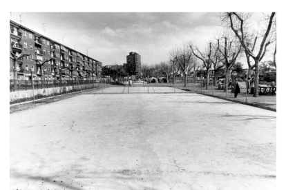 Jardines de La Rubia en 1986.- ARCHIVO MUNICIPAL DE VALLADOLID