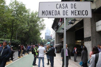 Entrada de la Casa de la Moneda en Ciudad de México-EFE / MARIO GUZMÁN