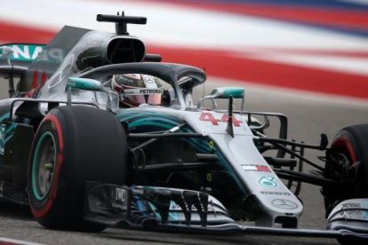 Lewis Hamilton.-CHARLES COATES / AFP