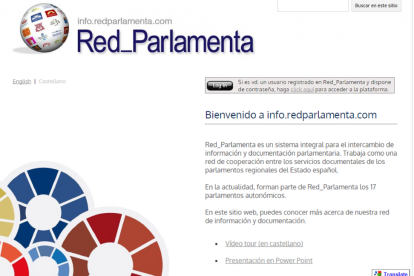 Portal web oficial de consulta 'Red_Parlamenta'-Web 'Red_Parlamenta'