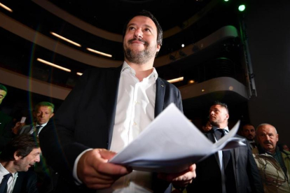 El ministro del Interior italiano, Matteo Salvini.-/ APF / ALBERTO PIZZOLI