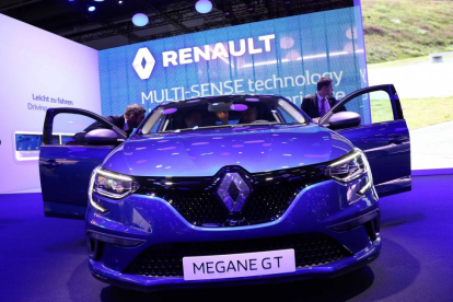 Nuevo Megane que se presentará a partir de las dos de la tarde en Frankfurt-ICAL