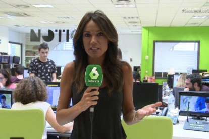 La periodista Cristina Saavedra.-ATRESMEDIA