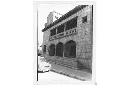 Imagen de archivo de la fachada lateral de la Casa Museo Colón. - ARCHIVO MUNICIPAL DE VALLADOLID