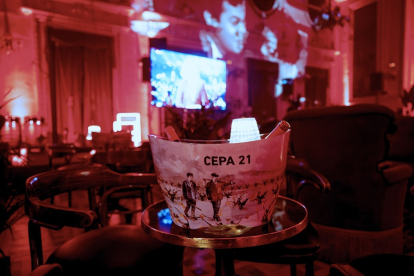 Los vinos de CEPA 21 se sirvieron en la fiesta VIP de los Goya en el Club 1844 en el Círculo de Recreo. -CEPA 21