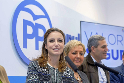Andrea Levy en la presentación del Programa Electoral para Segovia del PP.-ICAL