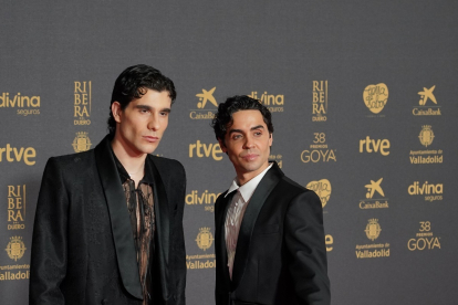 'Los Javis', presentadores de la 38 gala de los Goya en Valladolid. -ICAL