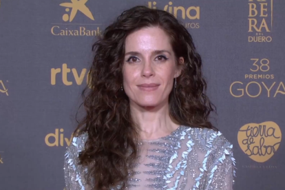 Nuria Gago en la alfombra roja de la 38 edición de los Premios Goya. -RTVE