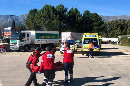 Rescatados dos escaladores heridos en la Torre de Villarejo (Ávila).-@112cyl