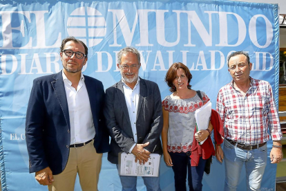 Ismael Pérez, Manuel Saravia, María Sánchez y Fernando Calero .