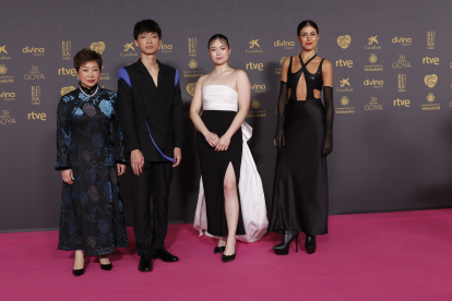 Yeju Ji, Xinyi Je y Julio Hu Chen nominados en las categorías de Actor y Actriz revelación por 'Chinas'. -PREMIOS GOYA