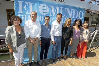 Rafaela Romero, Antonio Gato, Pedro Herrero, Óscar Puente, Laura Soria, Ana Redondo y María Victoria Soto (Ayuntamiento de Valladolid).