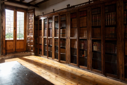 Una imagen de la biblioteca de la Casa Cervantes