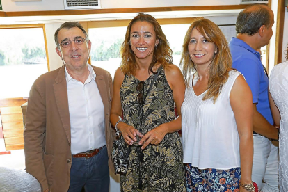 Eugenio Gascón (Calprint), Sara Gil y Alicia Iglesias (El Mundo).