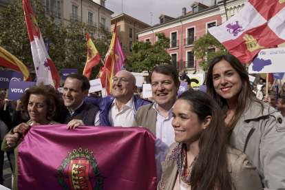 Mitin de cierre de campaña del PP en Valladolid.-ICAL